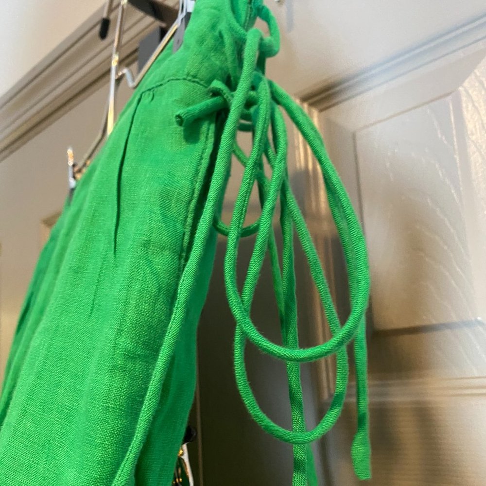 J. Crew Green Linen Skirt - Picture 4 of 5